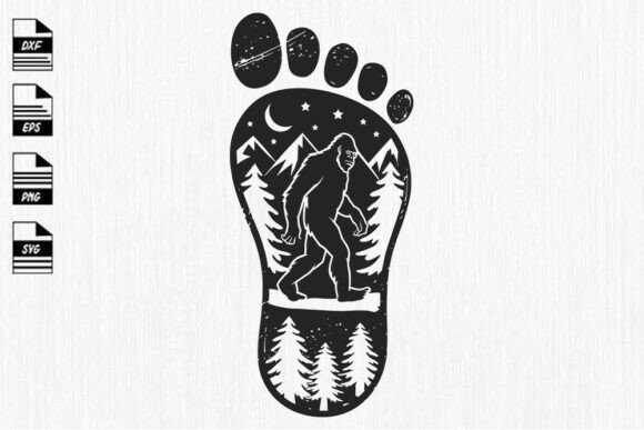 Bigfoot.Big Foot.Wild Monster Svg Desig Review