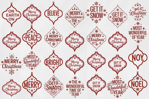 Christmas Ornament SVG Bundle Review