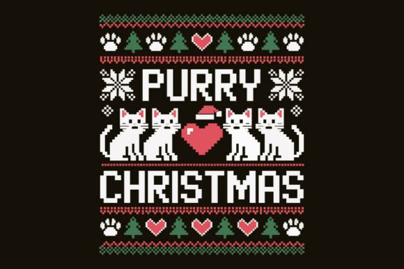 Christmas Ugly Sweater SVG -Pixel Knit C Review