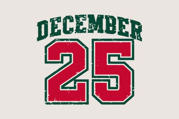 December 25 SVG Vintage Varsity Christ Review