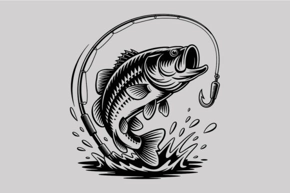 Fishing Club Emblem SVG Cute File Review