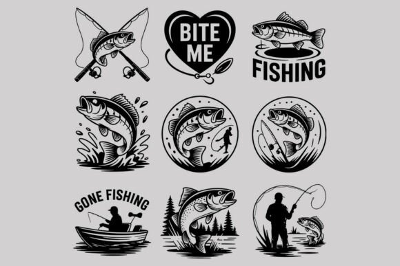 Fishing SVG Bundle-Bass Fish Silhouette Review