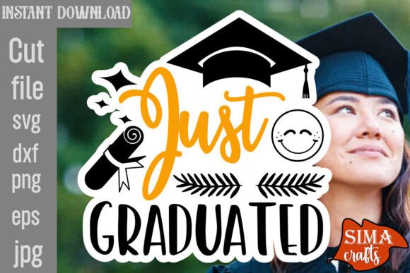 Just Graduated SVG Cut File Review