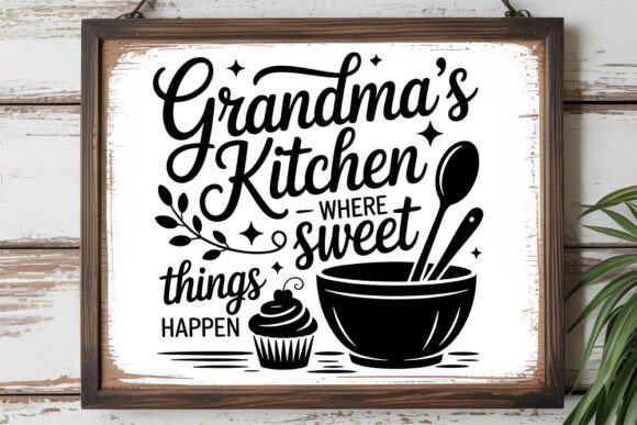 Kitchen Sign SVG - Grandma s Kitchen