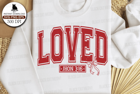 Loved John 3 16 Sport SVG, Loved Bible