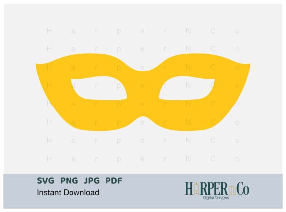 Mardi Gras Mask SVG, PNG, Cut File 3 Review