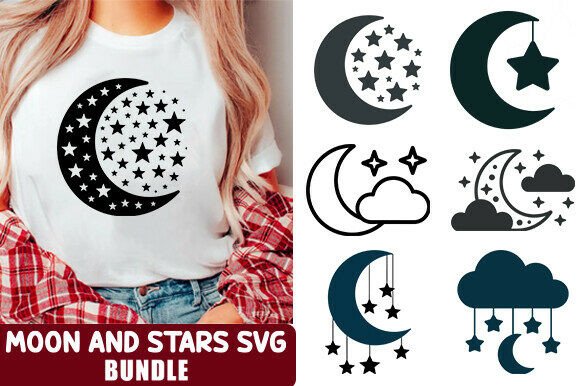 Moon Stars SVG Bundle Celestial Nig Review