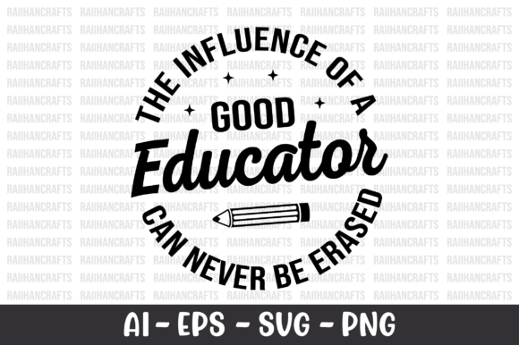 The Influence of a Good Educator SVG